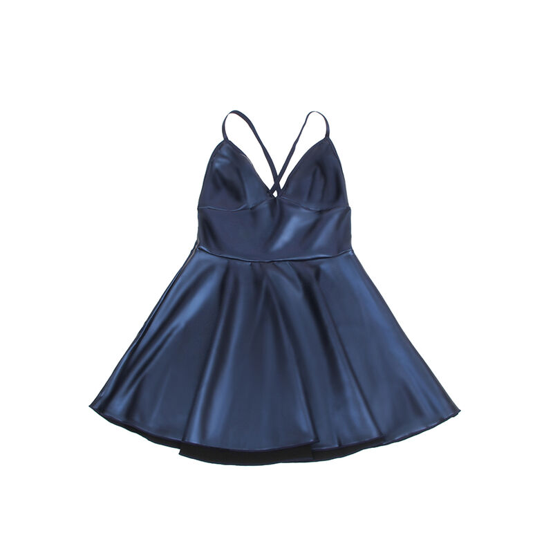 Subblime Dresses-955427 Kleid mit Hosenträgern aus Leder Blau L/XL · Spicy Dessous & Bodystockings (Bild 6)
