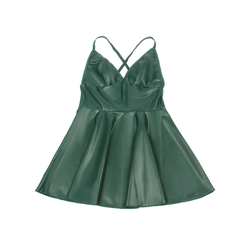 Subblime Dresses-955434 Kleid mit Lederträgern Grün S/M · Spicy Dessous & Bodystockings (Bild 7)