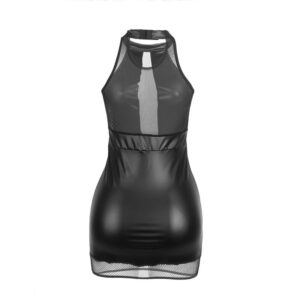 Subblime Dresses-955489 Halser-Kleid mit Transparent Schwarz L/XL · Spicy Dessous & Bodystockings (Bild 5)