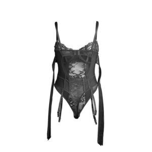 Subblime Bodies-955496 Körper in Spitze mit Seilen und Strumpfwaren · Sexy Damen-Dessous (Bild 5)