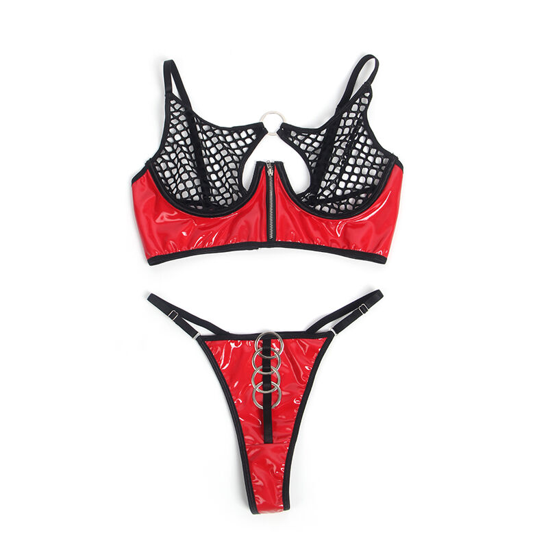 Subblime Sets-955533 Set BH und Slip aus ökologischem Leder · Spicy Dessous & Bodystockings (Bild 8)