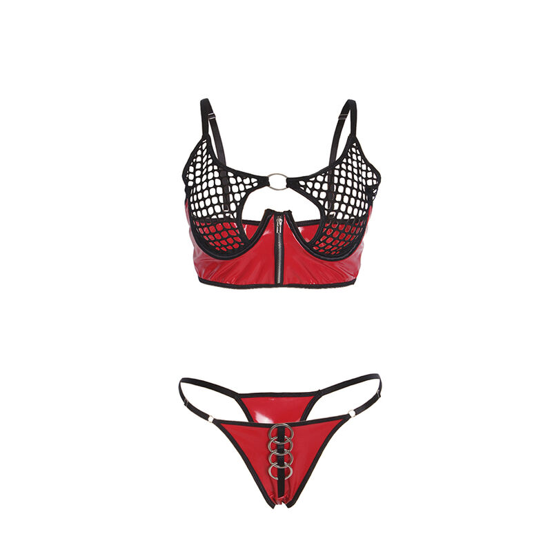 Subblime Sets-955533 Set BH und Slip aus ökologischem Leder · Spicy Dessous & Bodystockings (Bild 6)