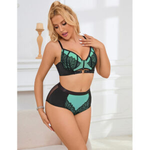 Subblime Sets-955557 Unterwäsche-Set Grün in Spitze und Netz · Spicy Dessous & Bodystockings (Bild 7)