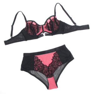 Subblime Sets-955571 Set BH mit Reißverschluss aus lackiertem Leder · Spicy Dessous & Bodystockings (Bild 5)