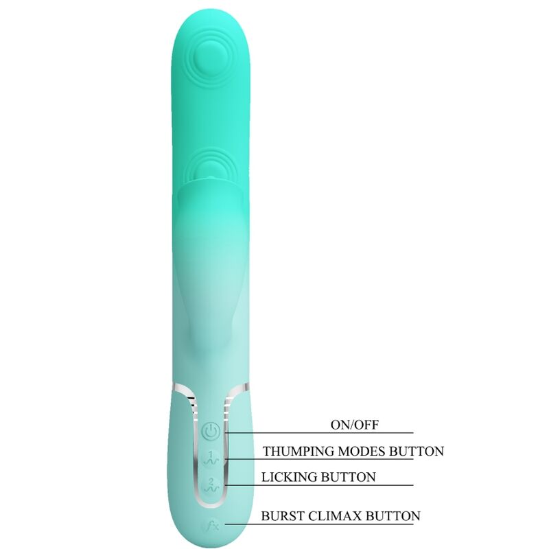 High Tech-Gigi Rabbit Vibrator Multifunktion Aqua · Vibratoren (Bild 5)