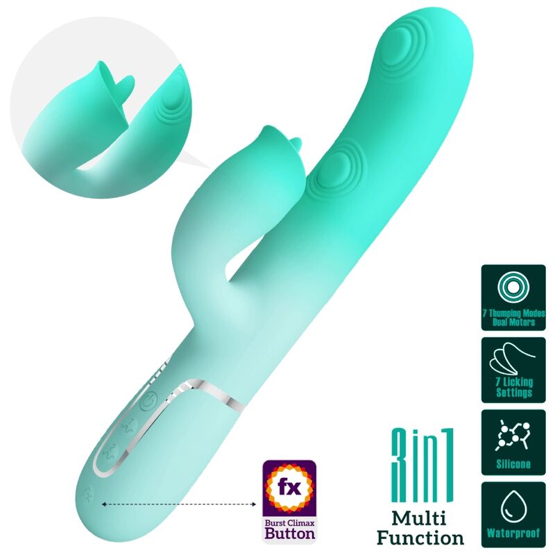 High Tech-Gigi Rabbit Vibrator Multifunktion Aqua · Vibratoren