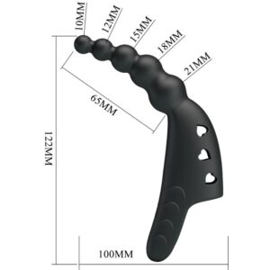 Fun Toys-Jordin Finger Vibrator 10 Schwarz-Silikon-Vibrationen, 10 · Vibratoren (Bild 8)