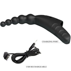 Fun Toys-Jordin Finger Vibrator 10 Schwarz-Silikon-Vibrationen, 10 · Vibratoren (Bild 3)