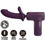 High Tech-Dj Scholar Massagegerät 5 Lila-Silikon-Einstellungen, 5 · Vibratoren