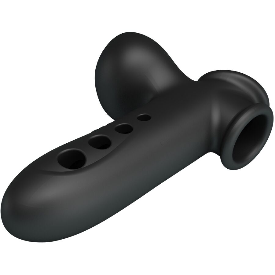 For Him-Crane Penishülle mit Airbag Schwarz-Silikon · Sextoys (Bild 5)