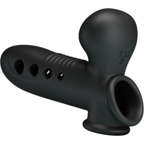 For Him-Crane Penishülle mit Airbag Schwarz-Silikon · Sextoys (Bild 4)