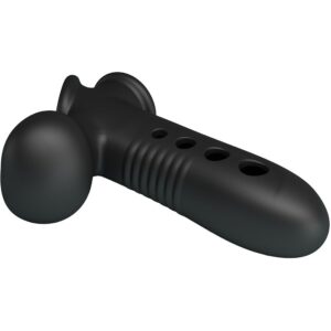 For Him-Crane Penishülle mit Airbag Schwarz-Silikon · Sextoys (Bild 7)