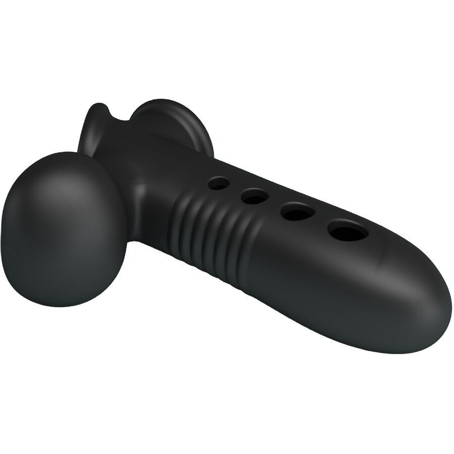 For Him-Crane Penishülle mit Airbag Schwarz-Silikon · Sextoys (Bild 7)