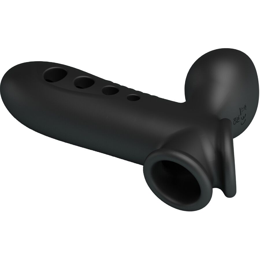 For Him-Crane Penishülle mit Airbag Schwarz-Silikon · Sextoys (Bild 6)