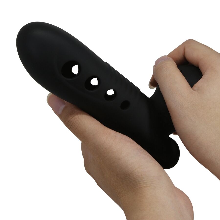 For Him-Crane Penishülle mit Airbag Schwarz-Silikon · Sextoys (Bild 8)