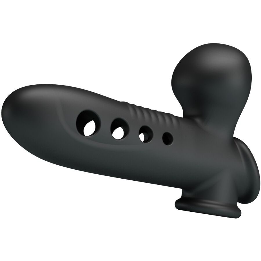 For Him-Crane Penishülle mit Airbag Schwarz-Silikon · Sextoys (Bild 2)