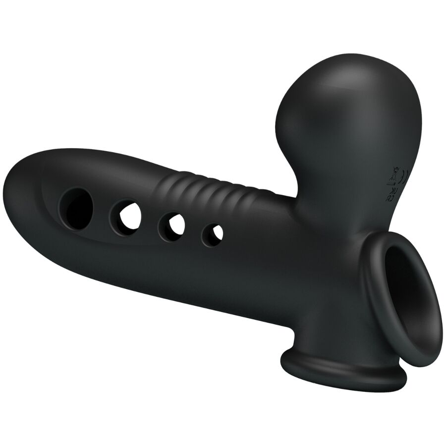 For Him-Crane Penishülle mit Airbag Schwarz-Silikon · Sextoys (Bild 3)