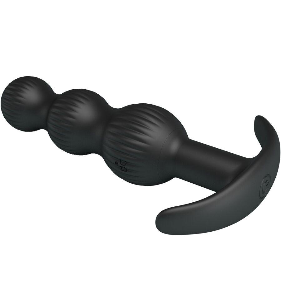 Anal Toys-Sidney Vibrator Anal 10 Vibrationen, Schwarz-Silikon, 10 · Vibratoren (Bild 2)