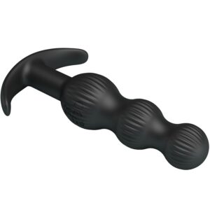 Anal Toys-Sidney Vibrator Anal 10 Vibrationen, Schwarz-Silikon, 10 · Vibratoren (Bild 3)