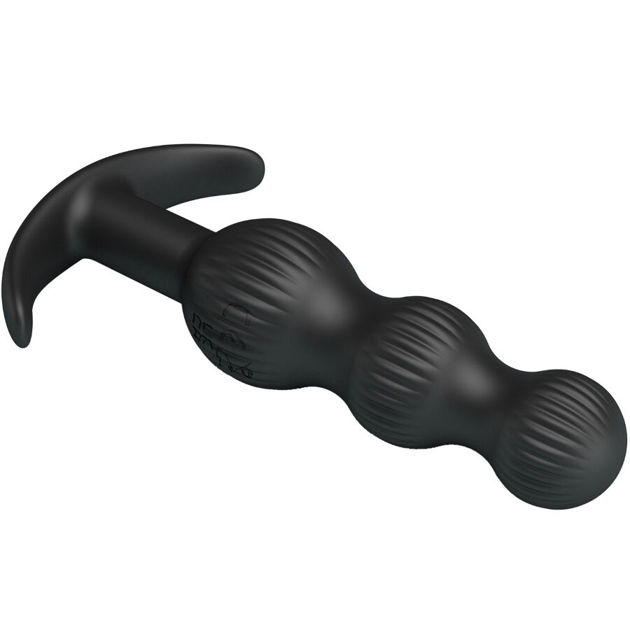 Anal Toys-Sidney Vibrator Anal 10 Vibrationen, Schwarz-Silikon, 10 · Vibratoren (Bild 3)