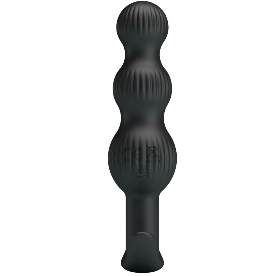 Anal Toys-Sidney Vibrator Anal 10 Vibrationen, Schwarz-Silikon, 10 · Vibratoren (Bild 7)