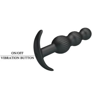 Anal Toys-Sidney Vibrator Anal 10 Vibrationen, Schwarz-Silikon, 10 · Vibratoren (Bild 8)