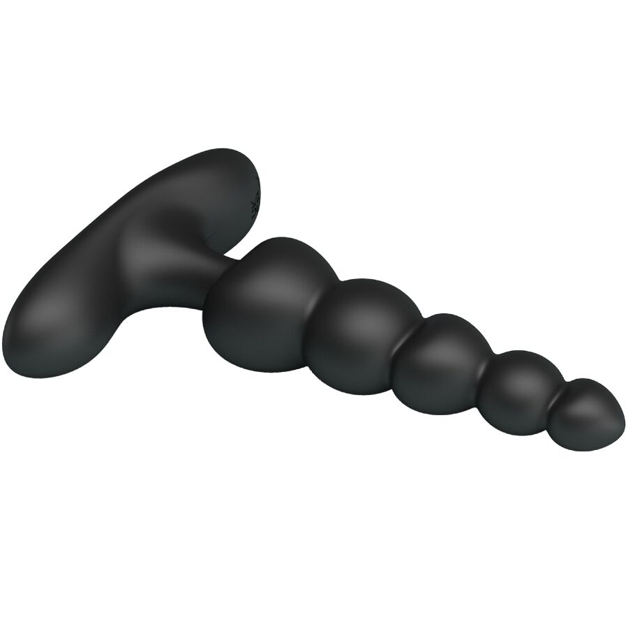 Anal Toys-Koran Vibrator Anal 10 Schwarz-Silikon-Vibrationen, 10 · Vibratoren (Bild 3)