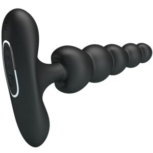 Anal Toys-Koran Vibrator Anal 10 Schwarz-Silikon-Vibrationen, 10 · Vibratoren (Bild 5)