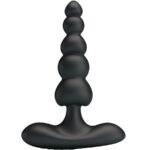Anal Toys-Koran Vibrator Anal 10 Schwarz-Silikon-Vibrationen, 10 · Vibratoren
