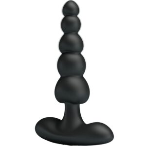 Anal Toys-Koran Vibrator Anal 10 Schwarz-Silikon-Vibrationen, 10 · Vibratoren (Bild 8)