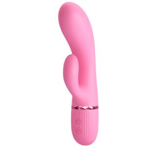 High Tech-Marski Rabbit Vibrator & G-Spot Rosa-Silikon, 10 Geschwindigkeiten · Vibratoren (Bild 2)