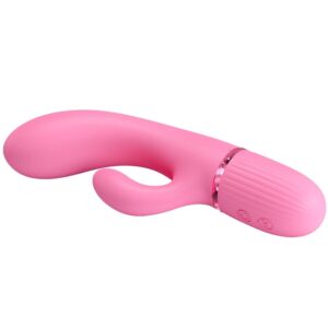High Tech-Marski Rabbit Vibrator & G-Spot Rosa-Silikon, 10 Geschwindigkeiten · Vibratoren (Bild 3)