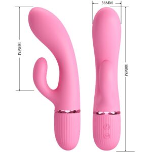 High Tech-Marski Rabbit Vibrator & G-Spot Rosa-Silikon, 10 Geschwindigkeiten · Vibratoren (Bild 4)