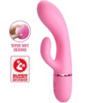 High Tech-Marski Rabbit Vibrator & G-Spot Rosa-Silikon, 10 Geschwindigkeiten · Vibratoren