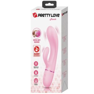 High Tech-Marski Rabbit Vibrator & G-Spot Rosa-Silikon, 10 Geschwindigkeiten · Vibratoren (Bild 8)
