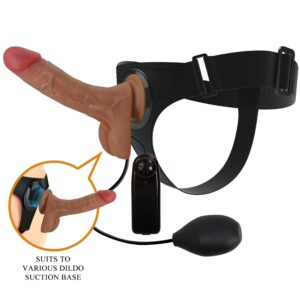 Harness Collection-Harness Universal Typ Slip mit Dildo Vibrator und · Strap-on & Harness (Bild 9)