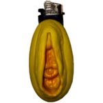 Diablo Picante-Gold-Wiederaufladbar-Vagina-förmiges Feuerzeug · Spiele & Geschenke