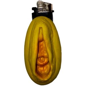 Diablo Picante-Gold-Wiederaufladbar-Vagina-förmiges Feuerzeug · Spiele & Geschenke