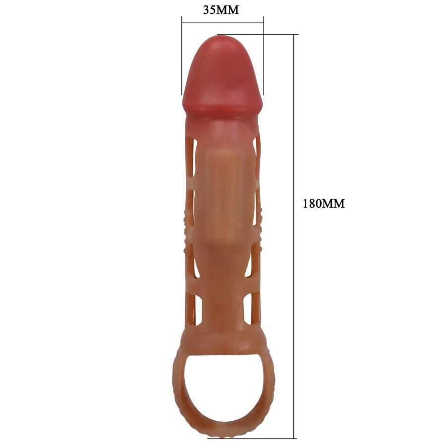 For Him-Preston Penishülle Vibrator für Penis 18 cm-TPR · Sextoys (Bild 6)
