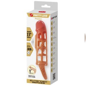 For Him-Preston Penishülle Vibrator für Penis 18 cm-TPR · Sextoys (Bild 9)