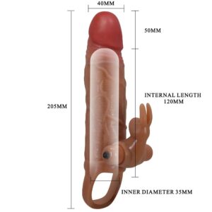 For Him-Osmar Penishülle + Stimulator Vibrierend · Sextoys (Bild 6)