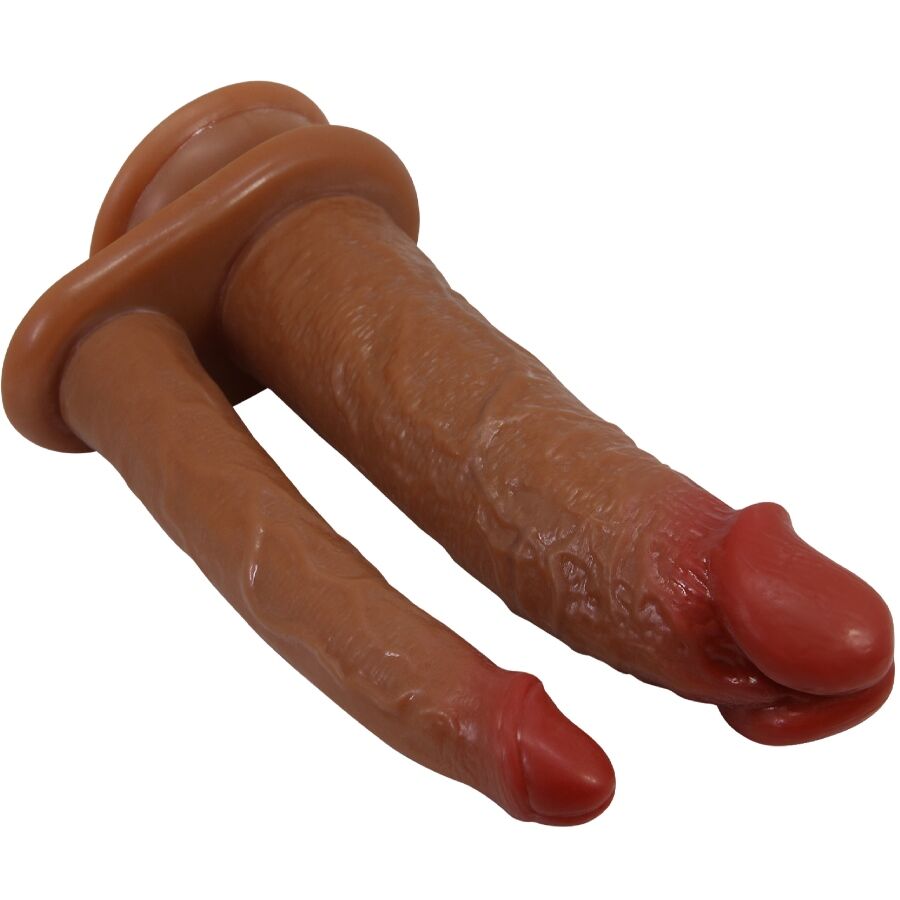 Dildos-Hulbert Dildo Realistisches Doppel mit Mulato-TPE Vibration, 7 · Sextoys (Bild 2)