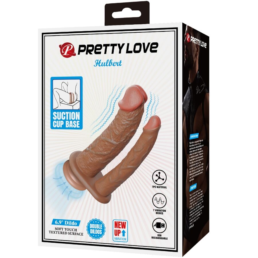 Dildos-Hulbert Dildo Realistisches Doppel mit Mulato-TPE Vibration, 7 · Sextoys (Bild 8)