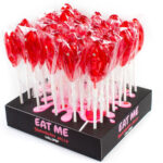 Secretplay Cosmetic-Display Sortiment Lutscher Vagina Erdbeeren, 40 · Süßigkeiten & Geschenke