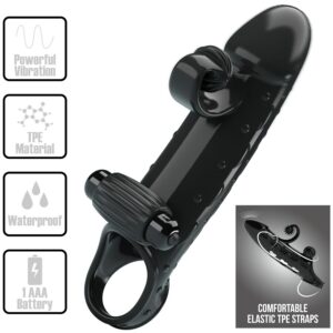 Romance-Penishülle Vibration für Schwarz-TPE Penis · Sextoys (Bild 8)
