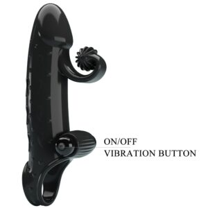 Romance-Penishülle Vibration für Schwarz-TPE Penis · Sextoys (Bild 7)