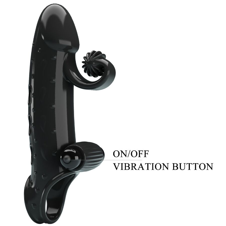 Romance-Penishülle Vibration für Schwarz-TPE Penis · Sextoys (Bild 7)