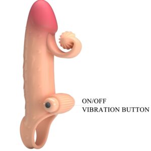 Romance-Penishülle Vibrierend für natürliche Penis-TPE · Sextoys (Bild 9)