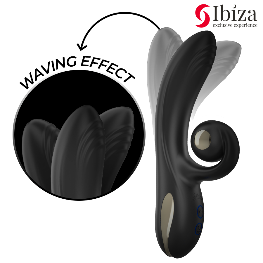 Ibiza Technology-Twister Vibrator Rotierend mit Stimulator Curvo · Vibratoren (Bild 2)