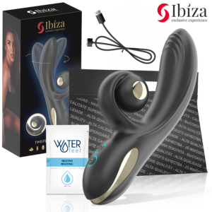 Ibiza Technology-Twister Rotierender Vibrator mit gebogenem Stimulator